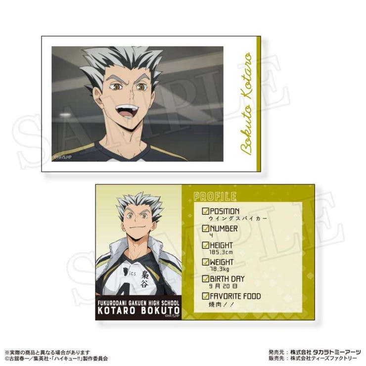 ハイキュー！！ ブロマイド スマロイドVOL[品番：BREW0135856