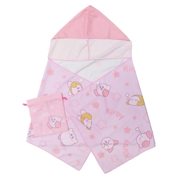 星のカービィ クールタオル 冷感フード付きタオル[品番：BREW0136802