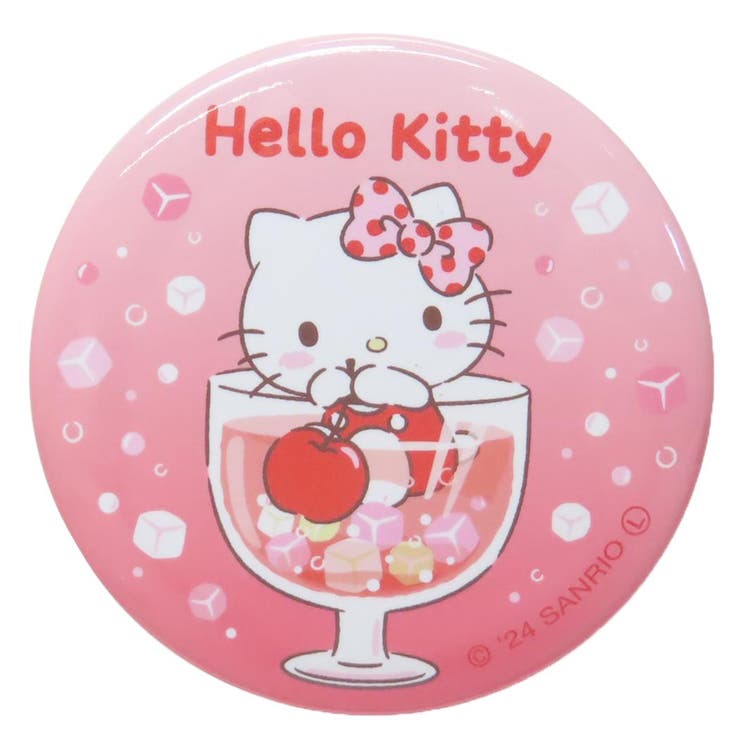 ★お求めやすく価格改定★ ハローキティ 缶バッジ カンバッジ[品番：BREW0137634 ハローキティ