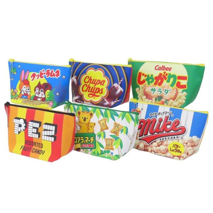 じゃがりこサラダ コスメポーチ 舟形ポーチ[品番:BREW0137669 じゃがりこサラダ コスメポーチ 舟形ポーチ[品番:BREW0137669