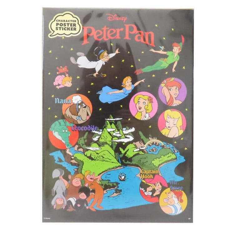 ピーターパン ウォールデコステッカー ポスターステッカー | cinemacollection | 詳細画像1 