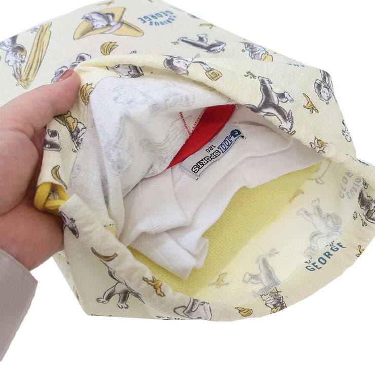 おさるのジョージ 巾着袋 きんちゃくポーチ | cinemacollection | 詳細画像4 