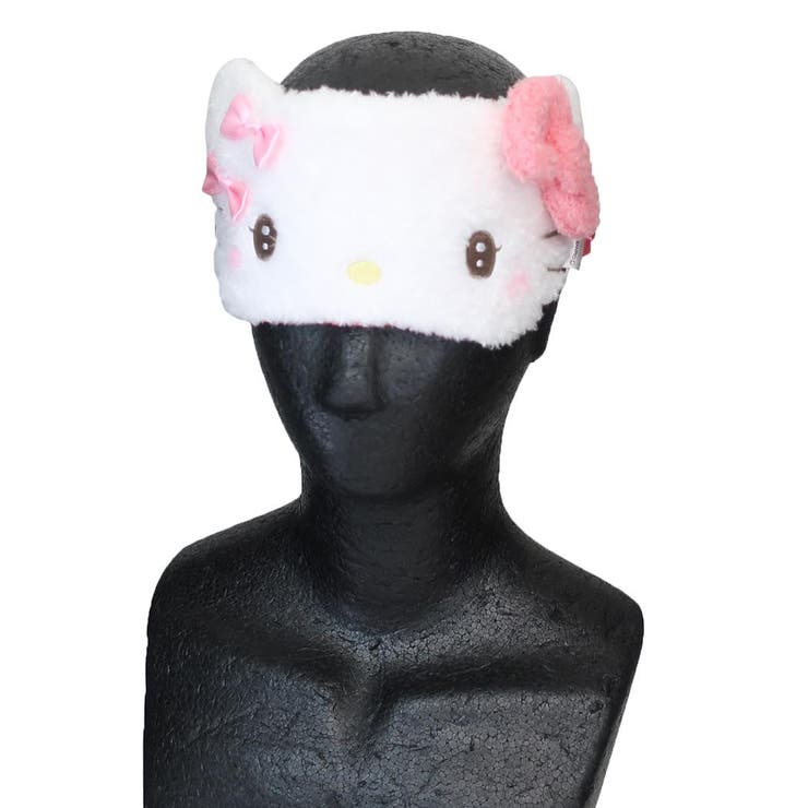 ハローキティ もこもこアイマスク ハローキティ 旅行用品 もこもこアイマスク[品番：BREW0139585