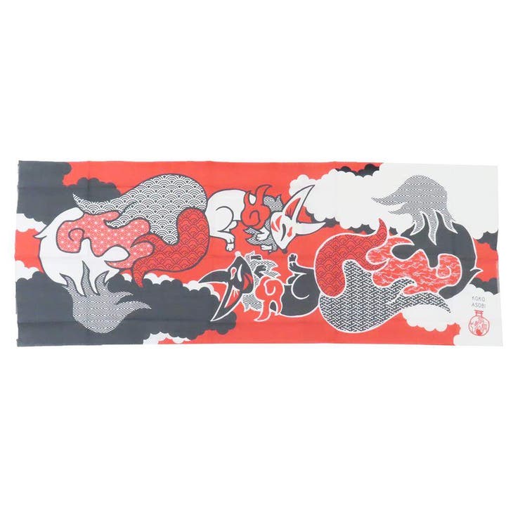 狐狐あそび てぬぐい 手ぬぐい エイコー 日本たおる かわいい グッズ | cinemacollection | 詳細画像1 