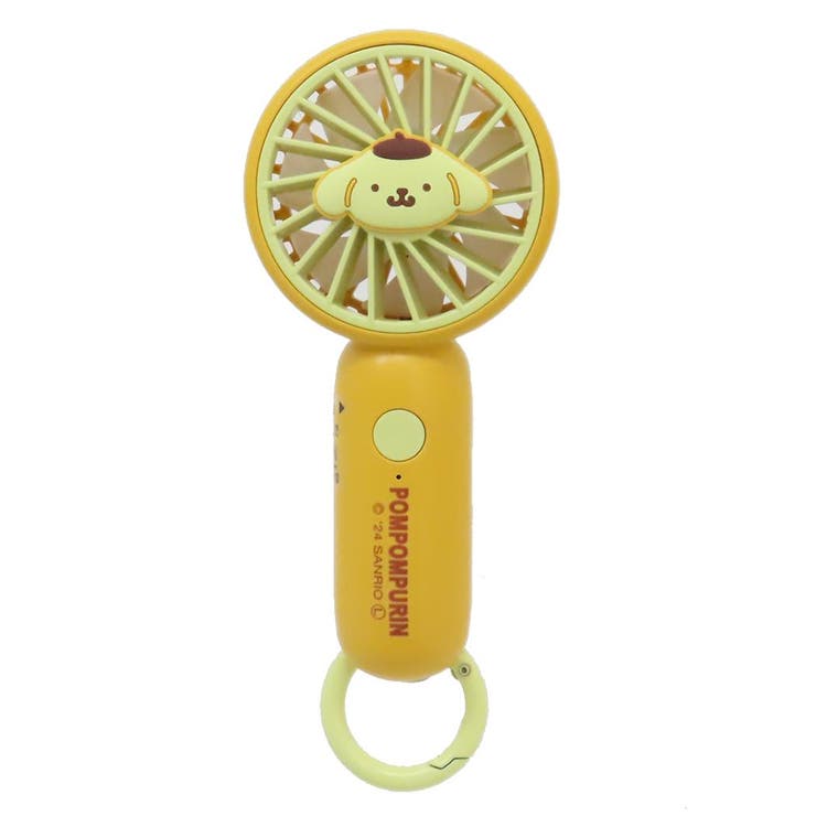 ポムポムプリン 携帯用扇風機 カラビナ付きminiFAN | cinemacollection | 詳細画像1 