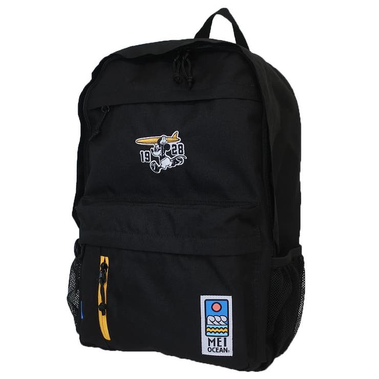 Coleman ブラック リュック ミッキー刺繍 マ*.様 Coleman ミッキー