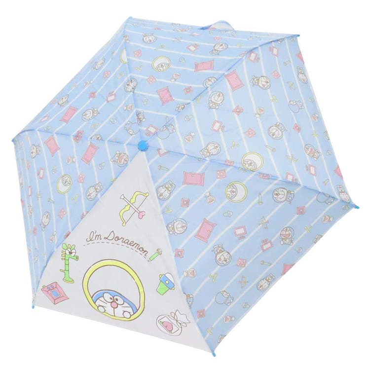 ドラえもん 折り畳み傘 ドラえもん 晴雨兼用折りたたみ傘 子供用 ジャンプ式 50cm
