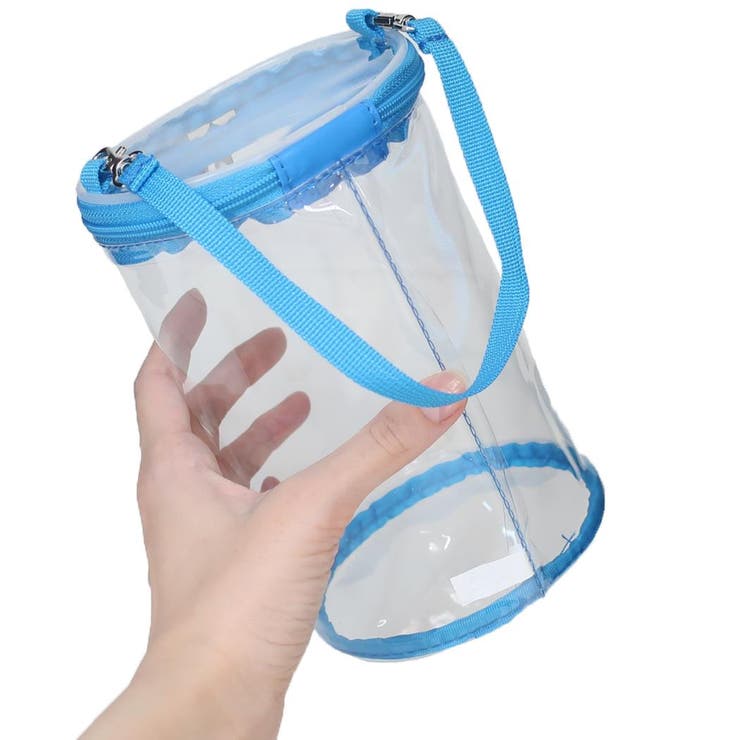 クリアポーチ ぬいぐるみポーチ ブルー | cinemacollection | 詳細画像2 