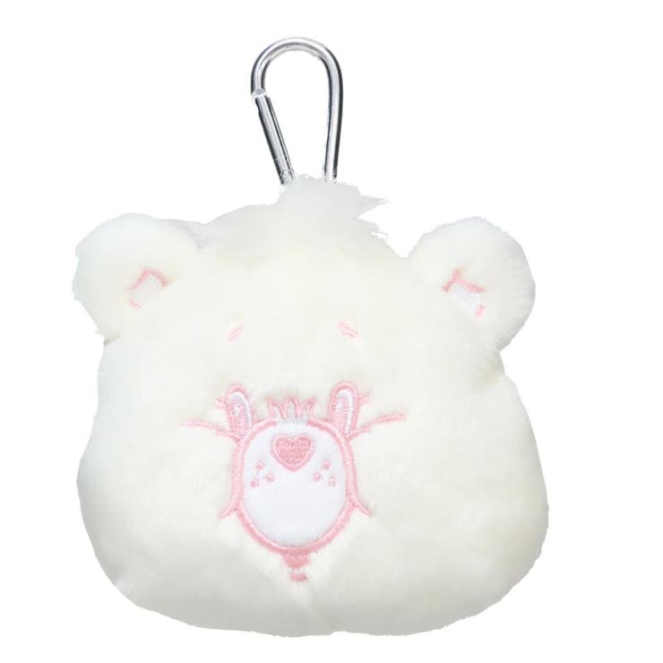 ケアベア ミニポーチ カラビナ付きぬいぐるみファスナーポーチ[品番