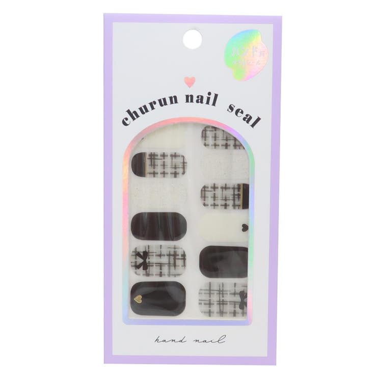 コスメ雑貨 ネイルシール グレーチェック | cinemacollection | 詳細画像1 