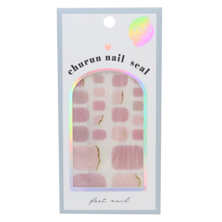 コスメ雑貨 フットネイルシール シンプルピンク | cinemacollection | 詳細画像1 