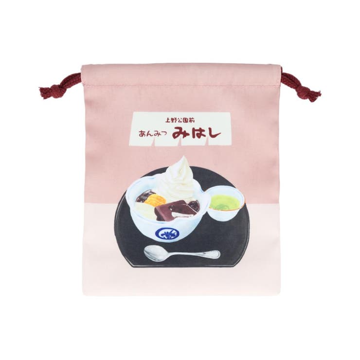 街のかわいいお店屋さん 巾着袋 きんちゃくポーチ | cinemacollection | 詳細画像1 