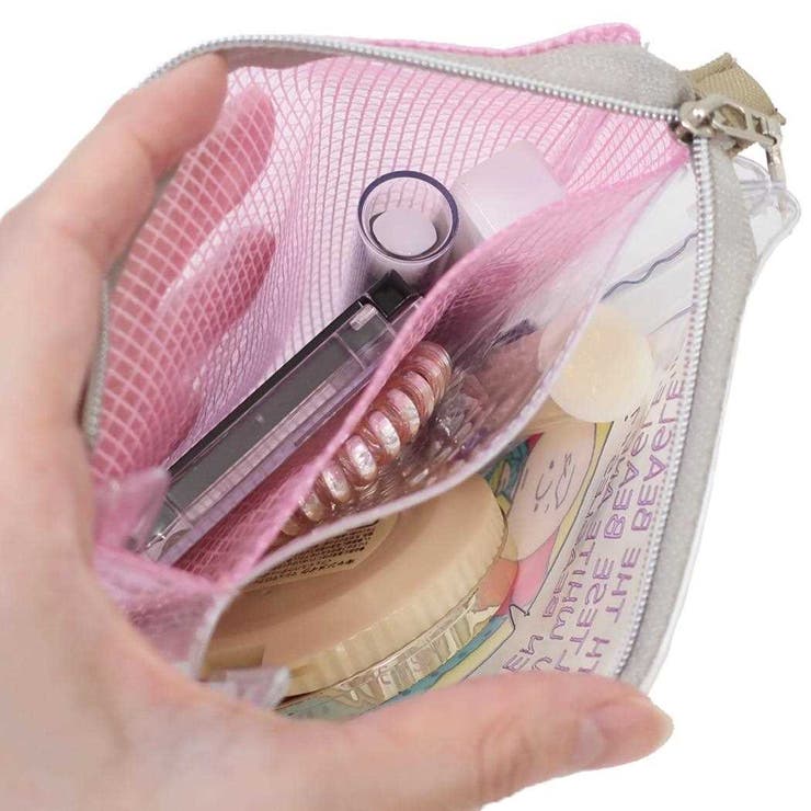 スヌーピー コスメポーチ スクエア3ポケットポーチ | cinemacollection | 詳細画像3 