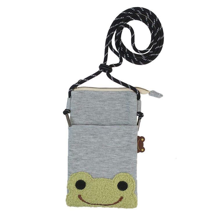 かえるのピクルス ショルダーバッグ ファスナーサコッシュ[品番