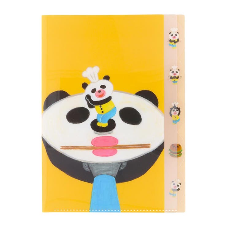 パンダのおさじ ポケットファイル ダイカットクリアファイル５Ｐ | cinemacollection | 詳細画像1 