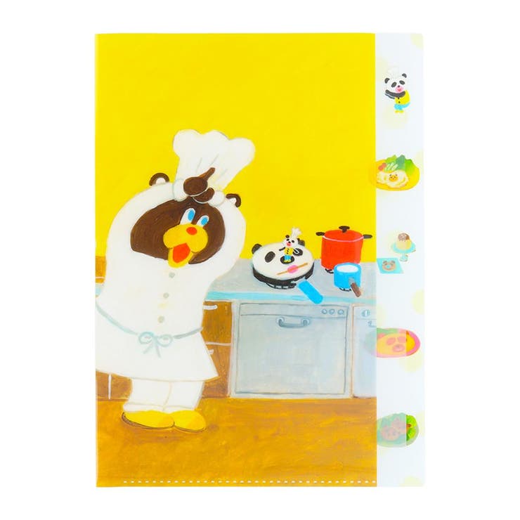 パンダのおさじ ポケットファイル ダイカットクリアファイル５Ｐ | cinemacollection | 詳細画像1 