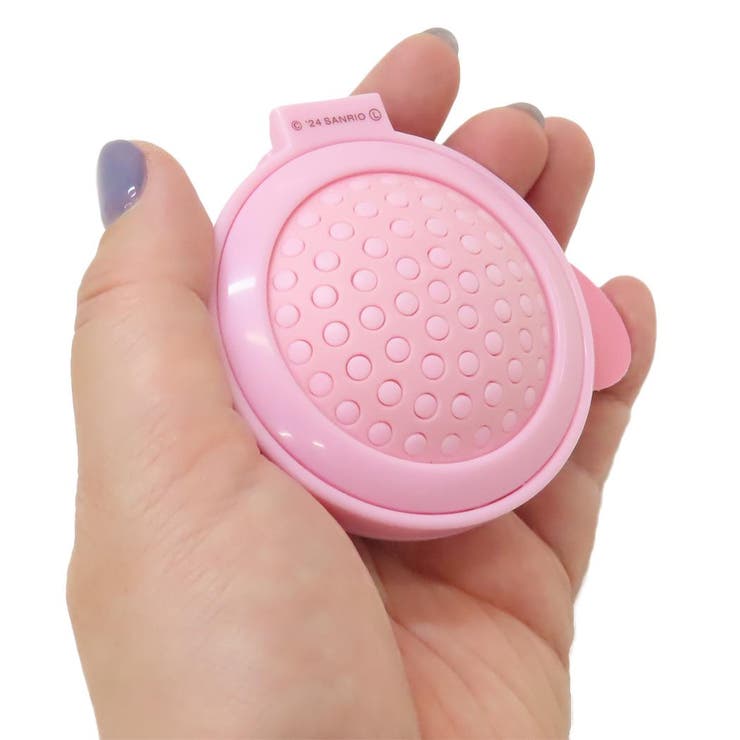 マイメロディ 手鏡＆ブラシ ミラー付きブラシ[品番：BREW0146591