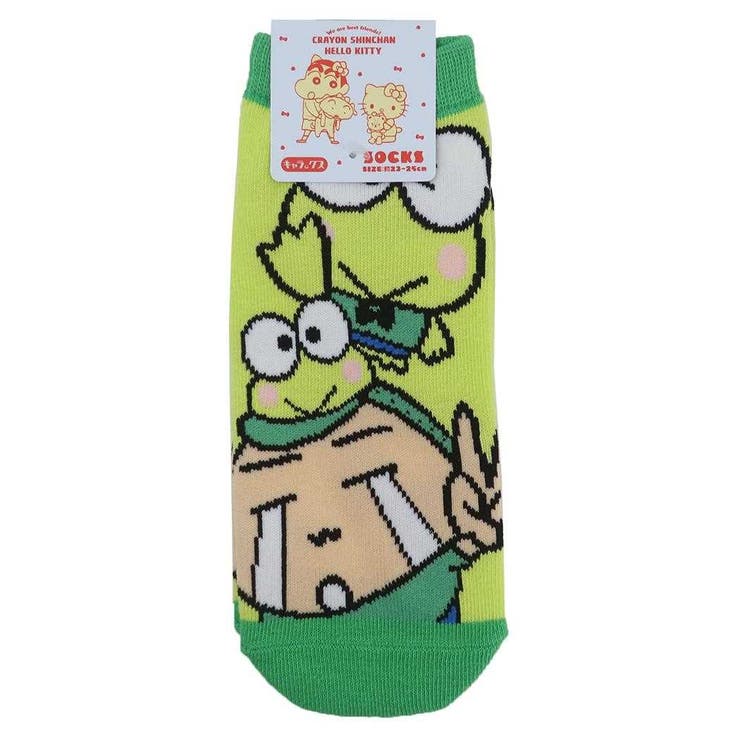 クレヨンしんちゃんxサンリオ 女性用靴下 キャラックス | cinemacollection | 詳細画像1 