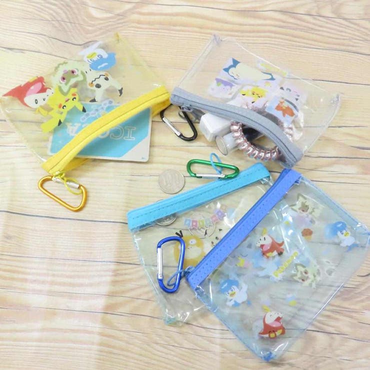 ポケットモンスター クリアポーチ カラビナ付きミニポーチ[品番