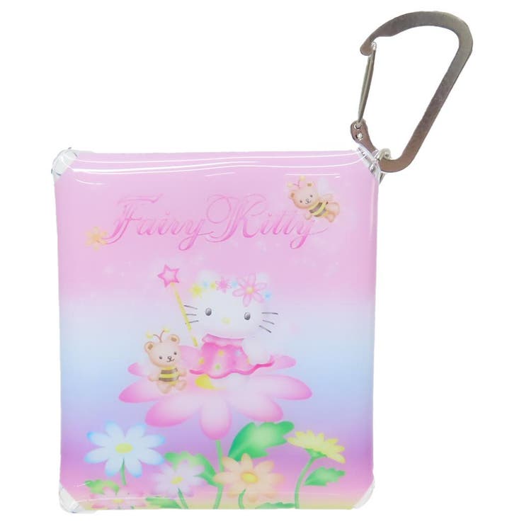 ハローキティーフラワー柄 クリア収納ボックス ハローキティーフラワー柄 クリア収納ボックス