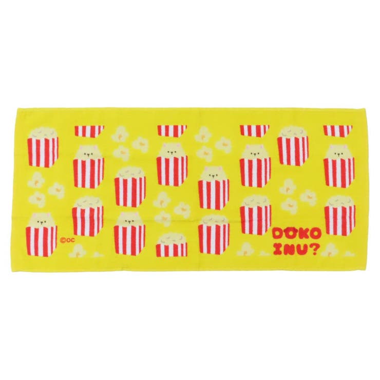 DOKOINU? フェイスタオル プリントロングタオル | cinemacollection | 詳細画像1 