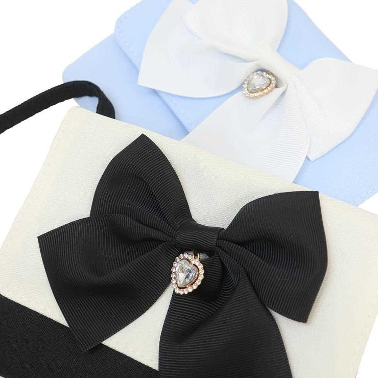 クリップポケット 横長どこでもポッケ ビジューリボン | cinemacollection | 詳細画像4 