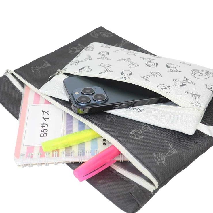 スヌーピー ミニポーチ 2Pステーショナリーポーチ | cinemacollection | 詳細画像3 