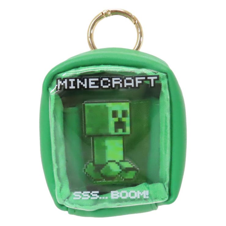マインクラフト クリアポーチ カラビナ付きミニポーチ | cinemacollection | 詳細画像1 