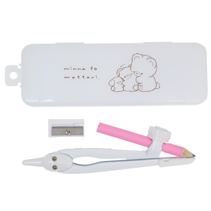 筆記用具 コンパス まったりもこ クーリア 新学期準備文具 女の子向け グッズ | cinemacollection【KIDS】 | 詳細画像1 