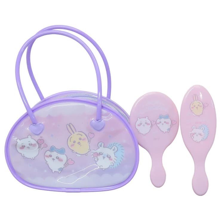 ちいかわ キッズコスメ ヘアブラシ＆ミラー | cinemacollection【KIDS】 | 詳細画像1 