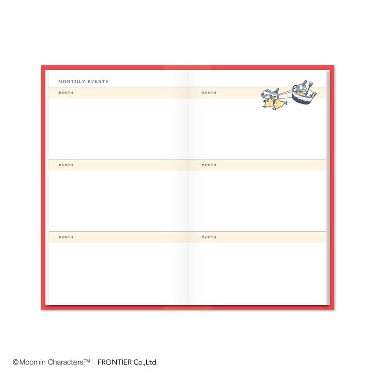 ムーミン マンスリー手帳 365POCKET | cinemacollection | 詳細画像5 