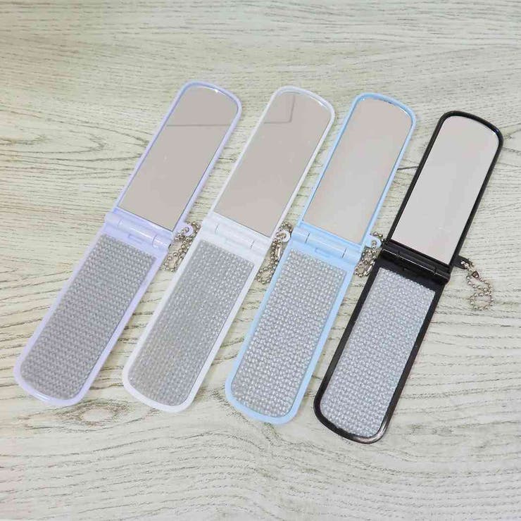 マイルドカラーコスメ リントブラシ ミラー付き洋服ブラシ[品番