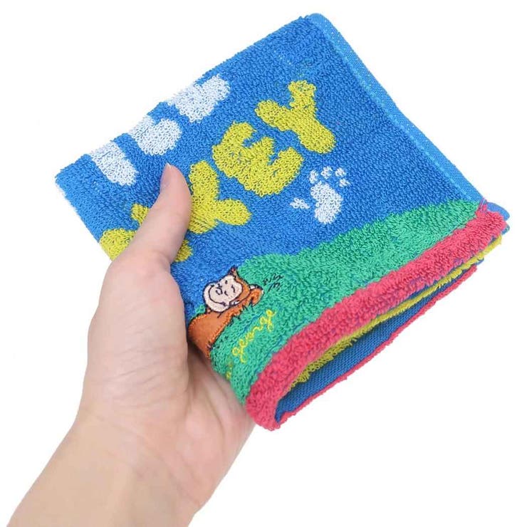 おさるのジョージ ミニタオル ジャガードハンカチタオル | cinemacollection | 詳細画像3 