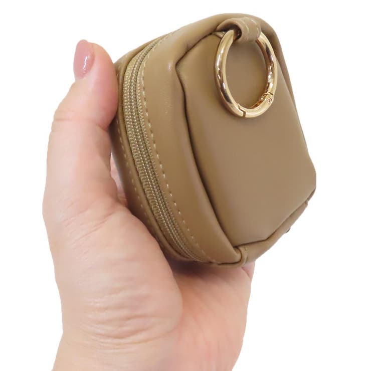 リラックマ クリアポーチ カラビナ付きミニポーチ[品番