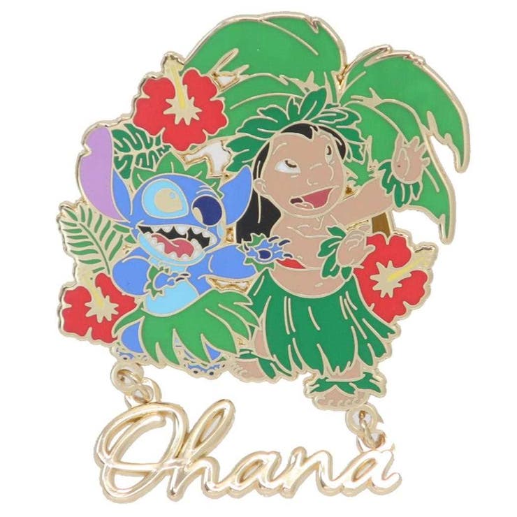 スティッチピンバッジ Stitch Crashes Disney 4月スティッチ アリエル