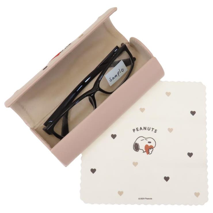スヌーピー 眼鏡ケース クロス付きメガネケース[品番：BREW0156734