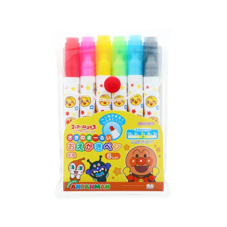 それいけ！アンパンマン カラーペンセット さきのまーるいおえかきペン | cinemacollection【KIDS】 | 詳細画像1 