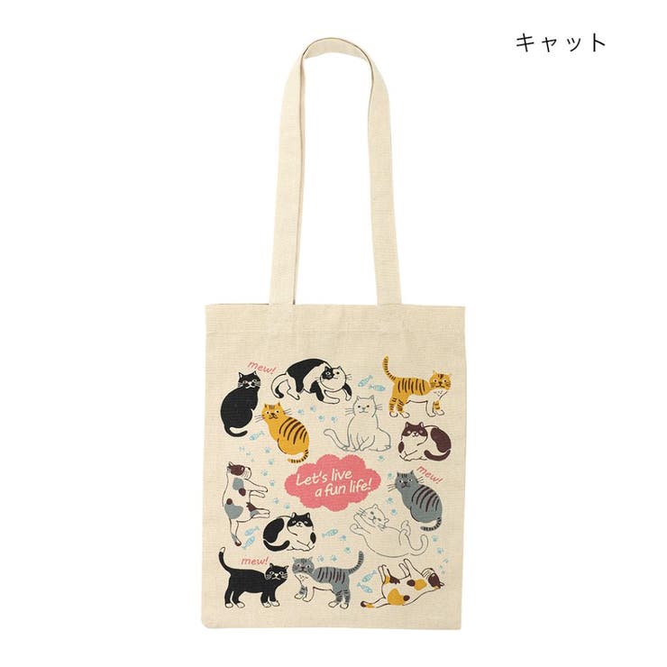 アニマルグッズ トートバッグ バッグプリントトート | cinemacollection | 詳細画像1 