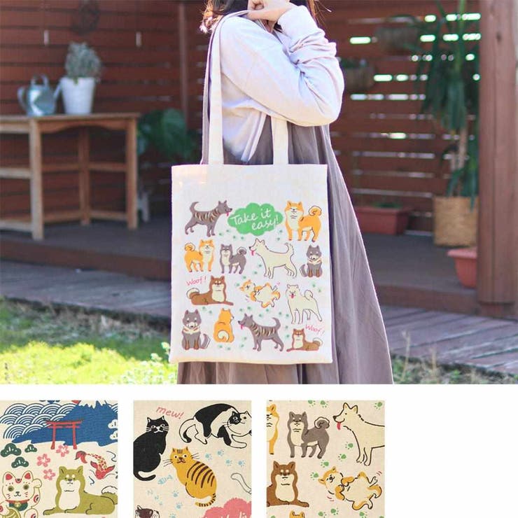 アニマルグッズ トートバッグ バッグプリントトート | cinemacollection | 詳細画像10 