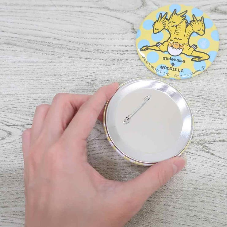 ぐでたまxゴジラ 缶バッジ カンバッジ | cinemacollection | 詳細画像2 