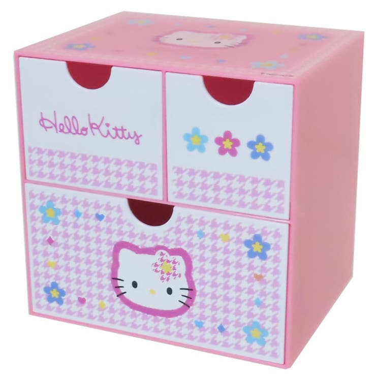 ハローキティ 卓上収納 キャラチェスト[品番：BREW0158634