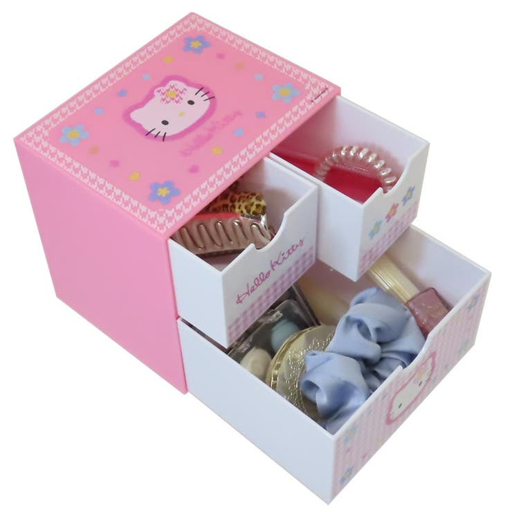 ハローキティ 卓上収納 キャラチェスト[品番：BREW0158634