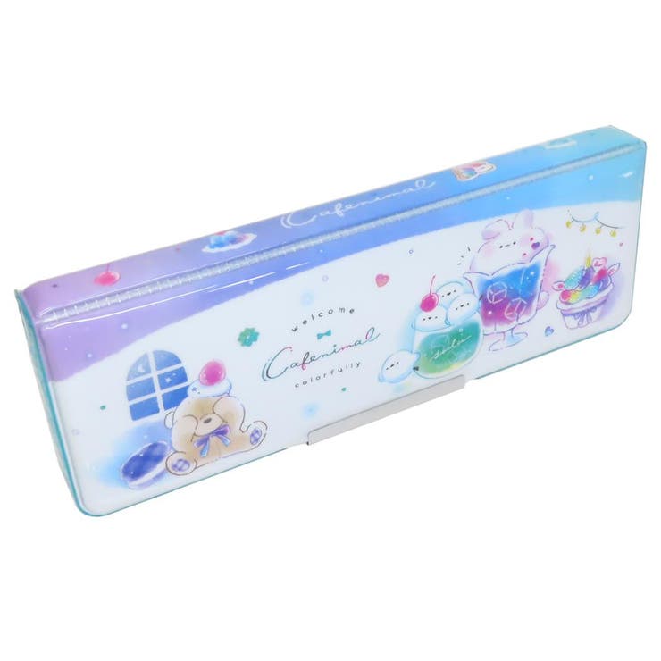 カフェニマル 筆箱 消しゴムポケット付両面開きペンケース | cinemacollection | 詳細画像2 