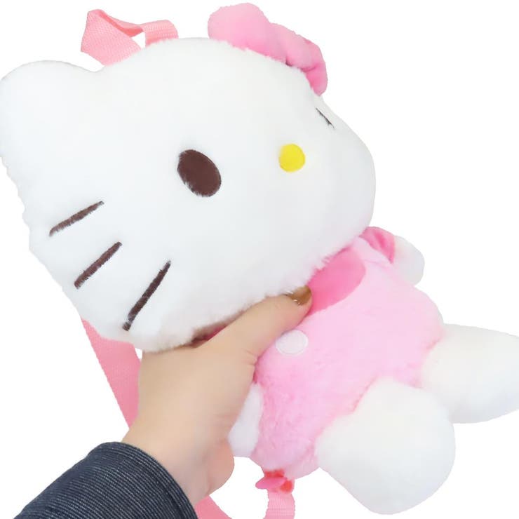 ハローキティ キッズリュック ほわほわぬいぐるみリュック[品番