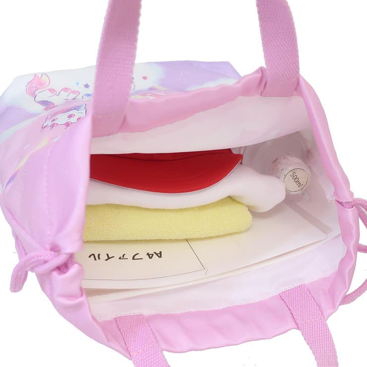 ナップサック 体操服バッグ ユニコーンロゼット[品番：BREW0160429