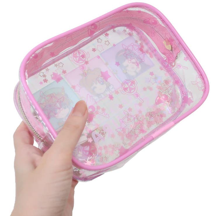 ネット限定お買い得商品 - ショップチャンネル カードキャプターさくら シャカシャカポーチ[品番 コスメポーチ ポーチ