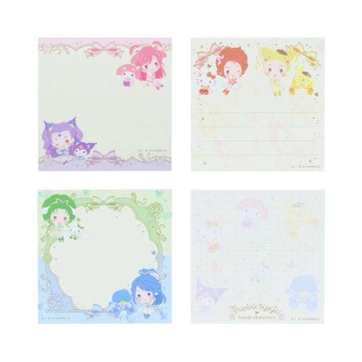 Yes！プリキュア5GoGo！xサンリオキャラクターズ メモ帳 スクエアメモ | cinemacollection | 詳細画像3 