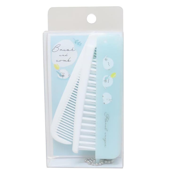 ヘアブラシ 折りたたみブラシ＆コーム FLORAL | cinemacollection | 詳細画像1 