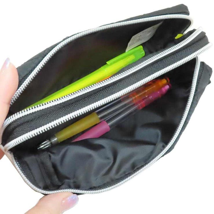 LIKECOSME ペンポーチ ツインファスナーペンケース | cinemacollection | 詳細画像3 