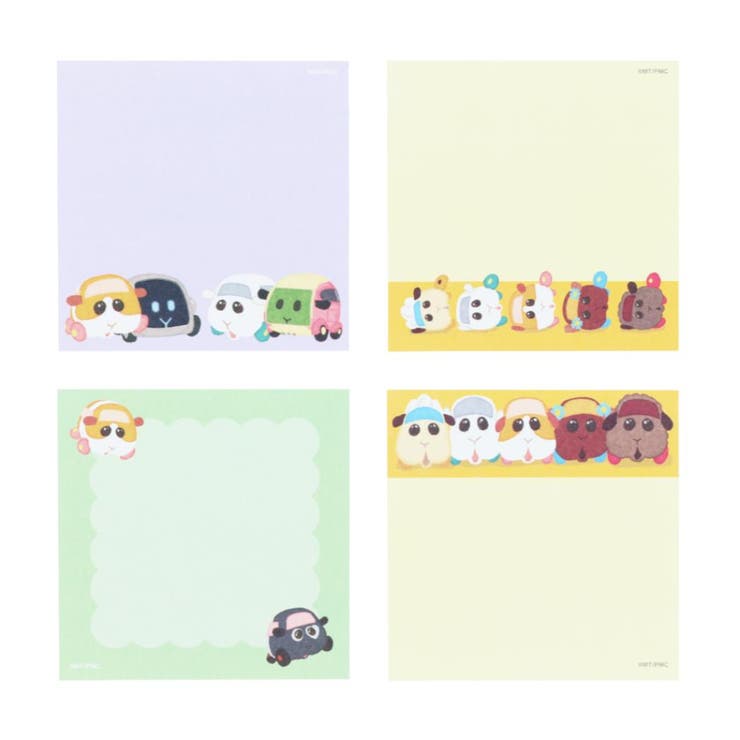 PUIPUIモルカー メモ帳 スクエアメモ | cinemacollection | 詳細画像3 